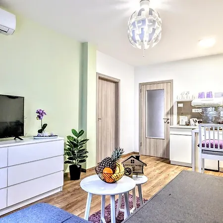 Blue Lagoon 150m-2 Minuta Hoda Od Centra, Mogucnost Za Parking-apartmani-nsmilos Apartment